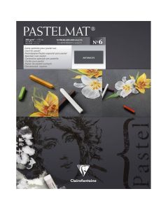 Clairefontaine Pastelmat pad No.6 - 24x30cm - Antraciet
