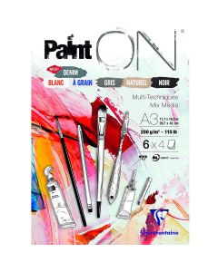 Clairefontaine Paint-ON A3 Blok - 6 Kleuren